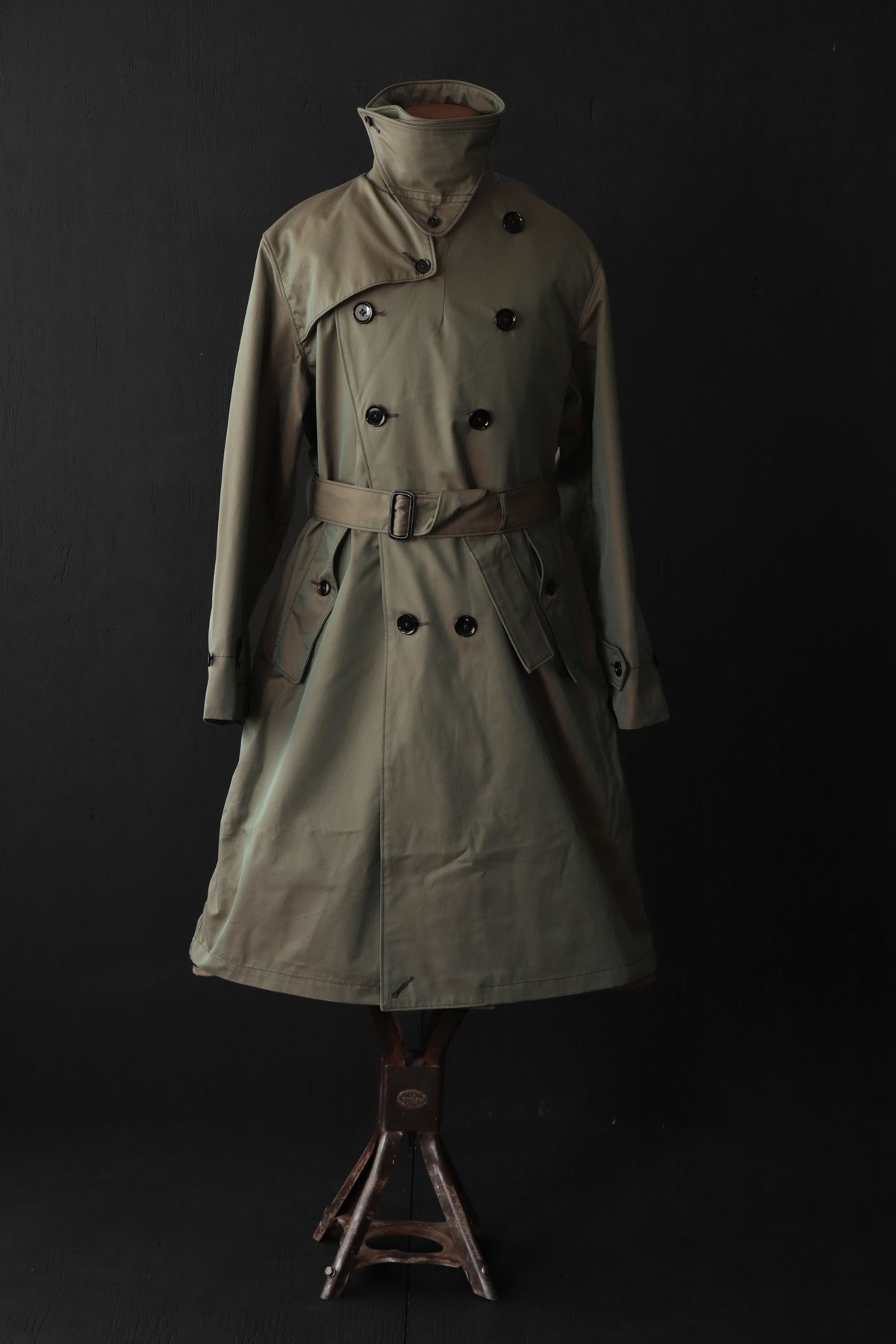 Barbary Cloth Commander Coat / Rainbow Green - BSFJ-19403GRN ...